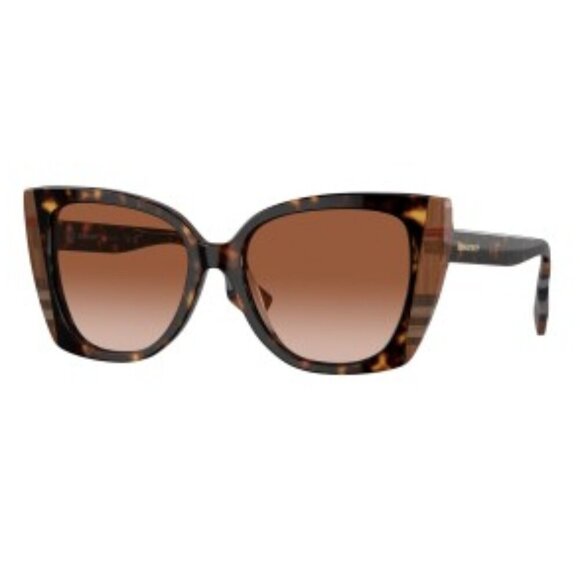 BURBERRY Women's Brown Cat-Eye Sunglasses Meryl - Picture 1 of 1